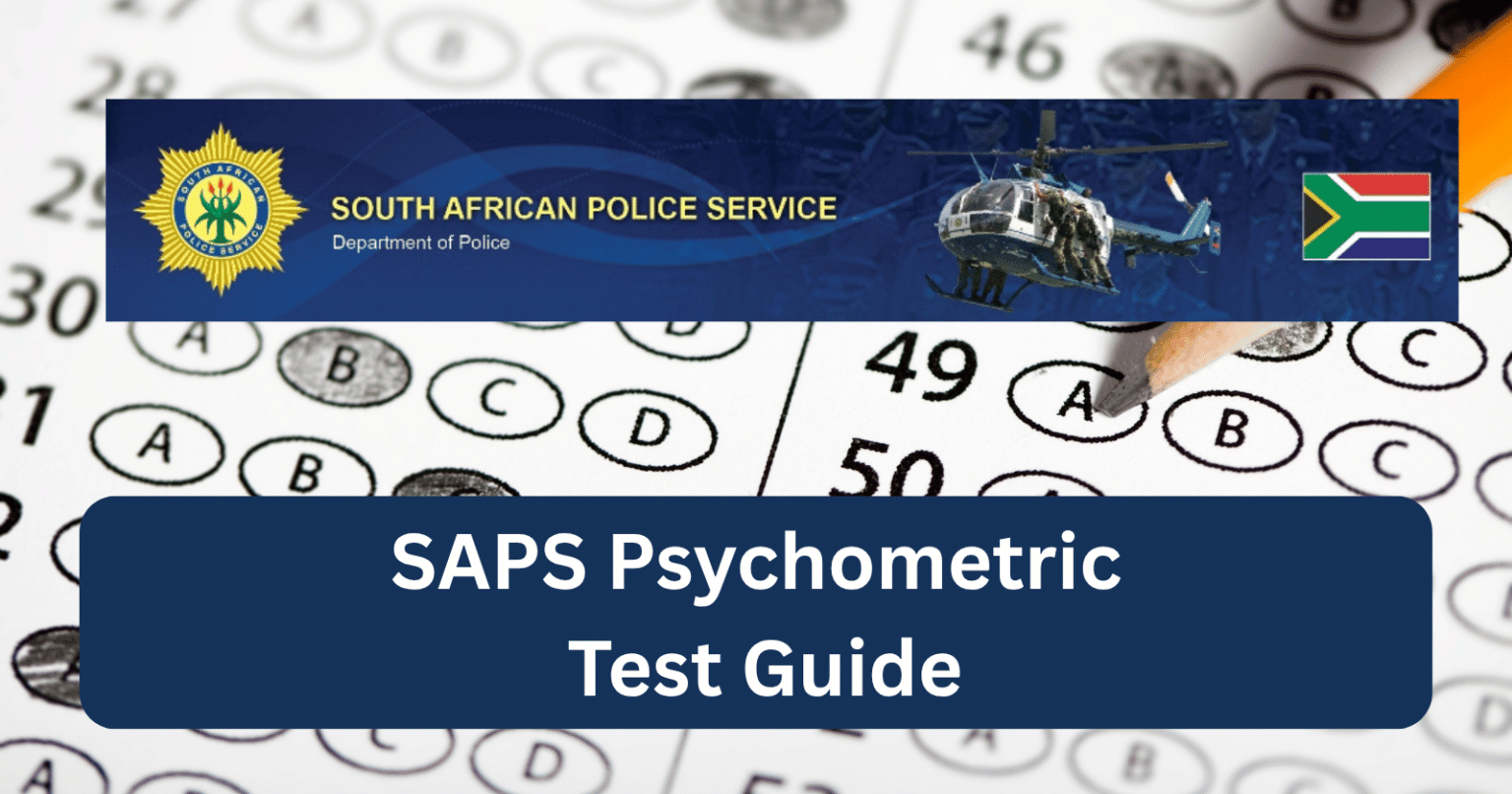 SAPS Psychometric Test Questions and Answers PDF Download